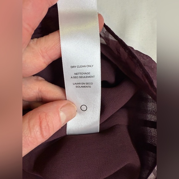 FRAME Deep eggplant sleeveless halter neck blouse size XS - Picture 13 of 15